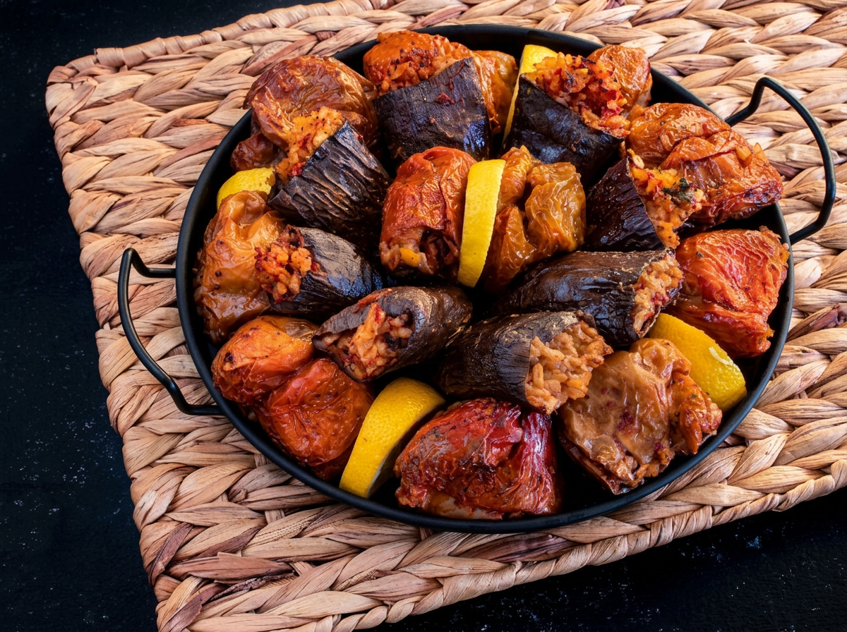 Antep Usulü Kuru Dolma (Sıvı Sumaklı)